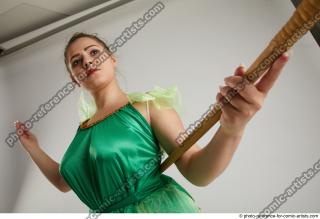 KATERINA STANDING POSE WITH SPEAR